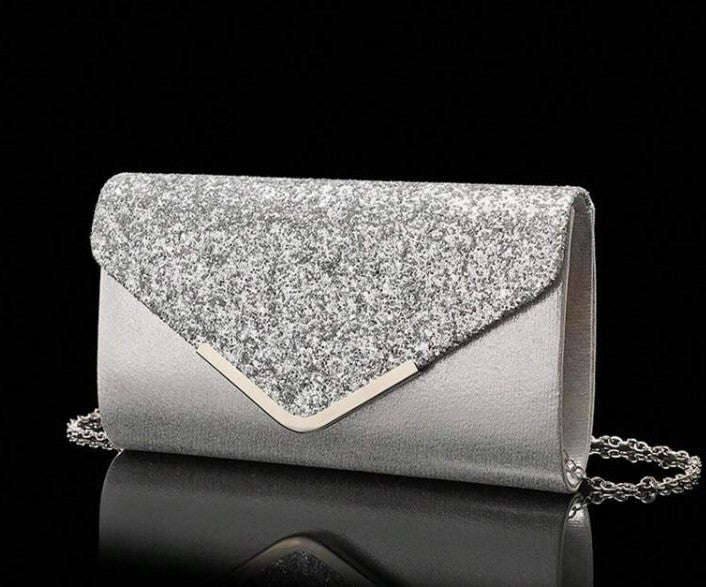 Silver Clutch Bag