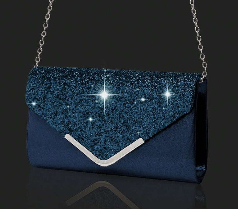 Navy Clutch Bag