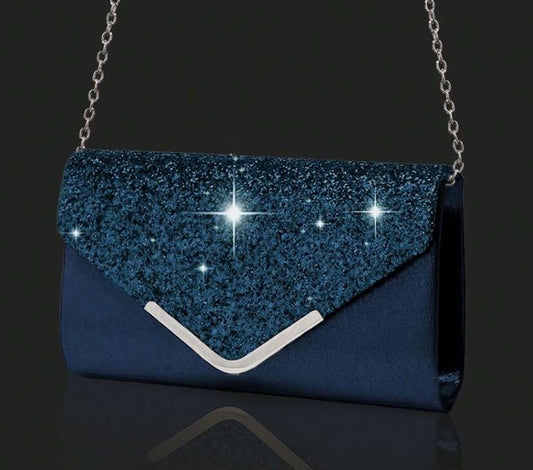 Navy Clutch Bag